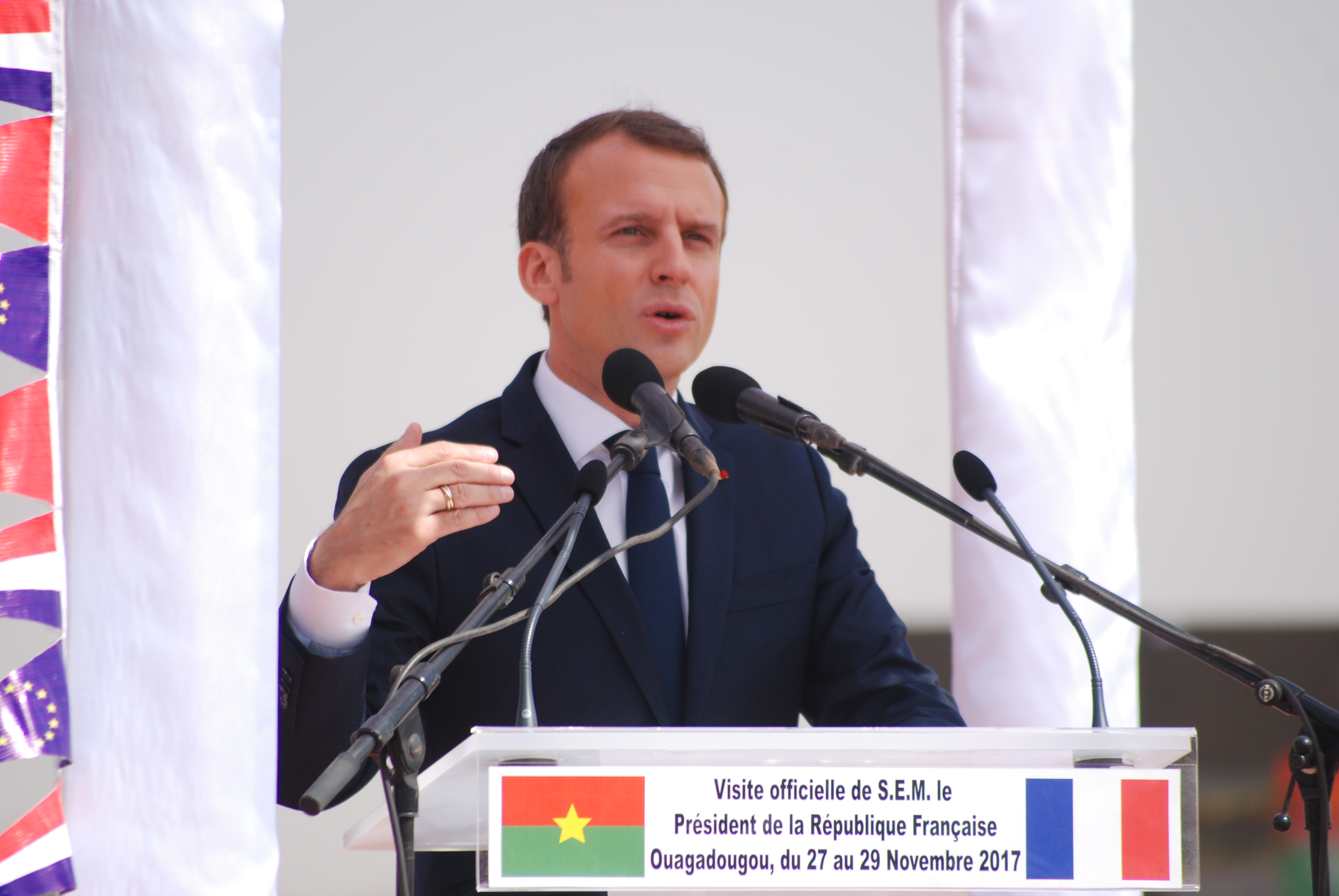 Macron au Burkina: Nicolas Bay du FN dénonce une attitude «assez scandaleuse»
