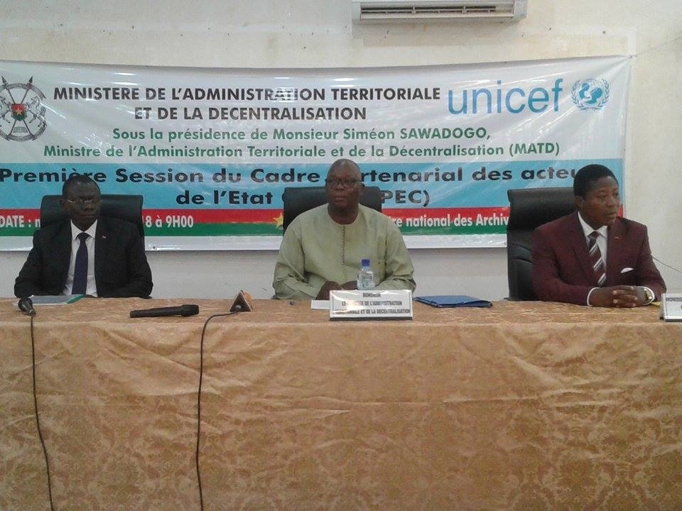 Etat civil au Burkina : Rendre l’enregistrement systématique